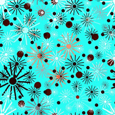 Parlak yıldızlı, soyut, kusursuz bir tatil düzeni. Her türlü tasarım için yaratıcı festival baskısı.