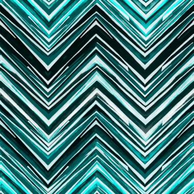 Soyut suluboya kusursuz desen. Geometrik modern tarzda sanat eserleri. Zig Zag. Çağdaş. Yüzey tasarımı.