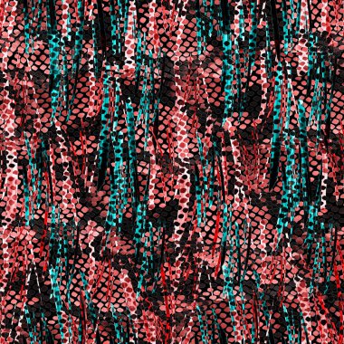 Siyaha elle çizilmiş yılan lekeleri olan yaratıcı, pürüzsüz desen. Kumaş tasarımı için soyut hayvan dokusu. Vahşi yaşam soyut tasarımı.