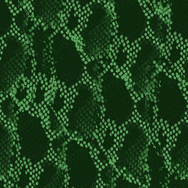 Creative Seamless Pattern Hand Drawn Snake Spots Abstract Monochrome Animal — Stock Photo, Image