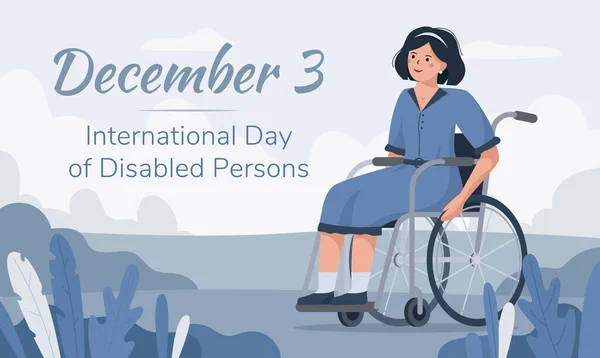 Tag der Menschen mit Behinderungen am 3. Dezember — Stockvektor