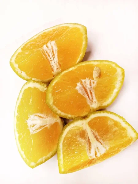 Orange Slices Close View — Stock Photo, Image