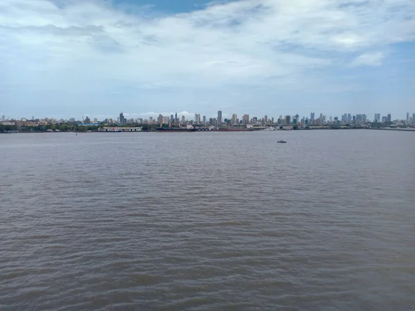 Mumbai Πόλη Θέα Από Λιμάνι Mumbai — Φωτογραφία Αρχείου