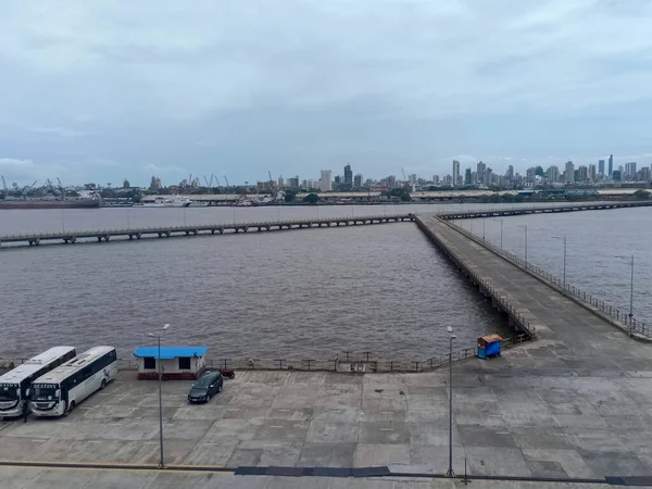 Mumbai City Ein Blick Vom Mumbai Pier — Stockfoto