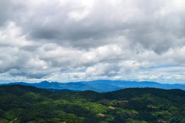 Belle Vue Nuages Montagne Mae Rim District Chiang Mai Thaïlande — Photo