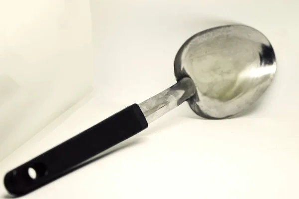 Ladle Beyaz Arkaplanda Izole Edildi — Stok fotoğraf