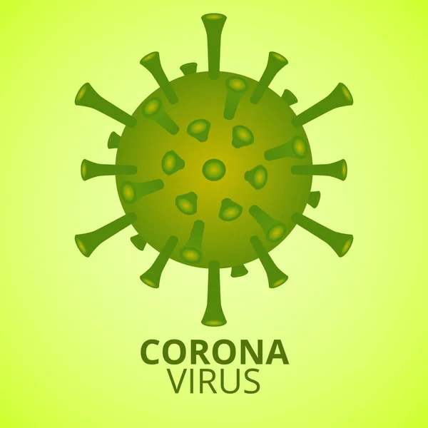 Coronavirus Oder Covid Vektor Hintergrunddesign — Stockvektor