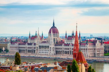 Macaristan parlamentosu, Budapeşte ve Macaristan 'ın güzel manzarası