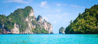 Güzel tropik ada Ko Phi Phi, Tayland