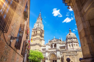 13. yüzyıl Toledo Katedrali İspanya 'nın başkenti Toledo' da..