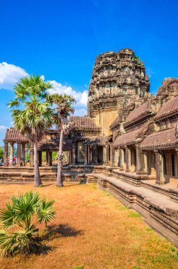Antik tapınak kompleksi Angkor Wat, Siem Reap, Kamboçya.