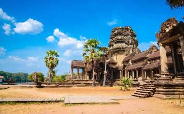 Antik tapınak kompleksi Angkor Wat, Siem Reap, Kamboçya.