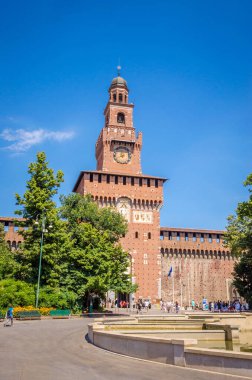 Sforza Kalesi - Castello Sforzesco Milano, İtalya
