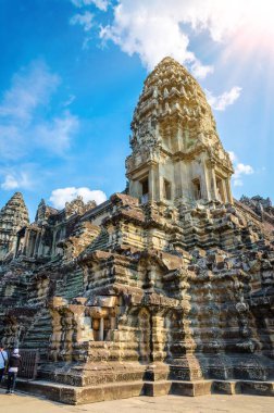 Antik tapınak kompleksi angkor wat, siem reap, Kamboçya.