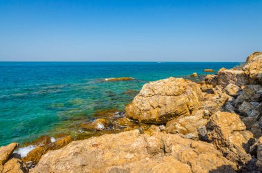 Ko Lan 'ın güzel tropik plajı, Pattaya, Thailan yakınlarında bir ada.