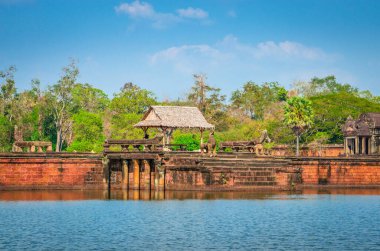 Antik tapınak kompleksi Angkor Wat, Siem Reap, Kamboçya.