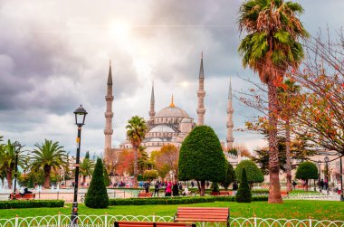 Mavi Cami, (Sultanahmet Camii), İstanbul, Türkiye.