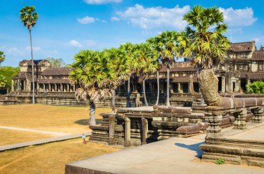 Antik tapınak kompleksi angkor wat, siem reap, Kamboçya.