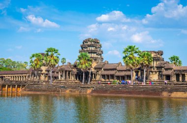 Antik tapınak kompleksi Angkor Wat, Siem Reap, Kamboçya.
