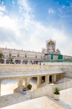Amritsar, Punjab, Hindistan 'da güzel bir cadde.