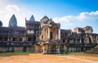 Antik tapınak kompleksi angkor wat, siem reap, Kamboçya.