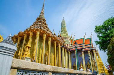 Zümrüt Buda 'nın Güzel Altın Tapınağı B' deki Phra Kaew.