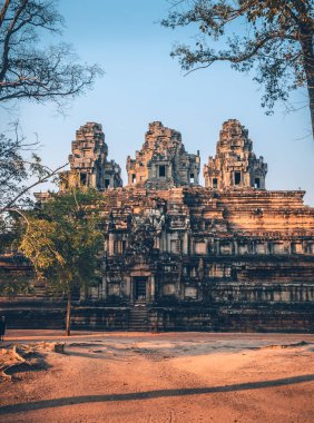 Angkor Tapınağı kompleksindeki Ta Keo tapınağının kalıntıları, Kamboçya. UNESC