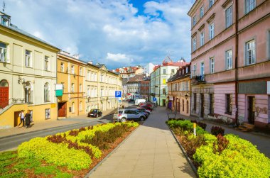 Lublin, Polonya, Avrupa 'nın güzel, rahat caddesi