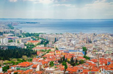 Selanik, Yunanistan 'ın güzel yaz manzarası