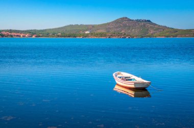 Ayvalik kenti yakınlarındaki güzel deniz manzarası