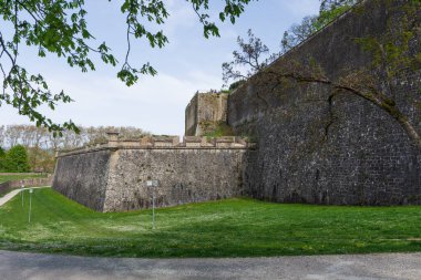 İspanya 'nın Pamplona şehrinin duvarları