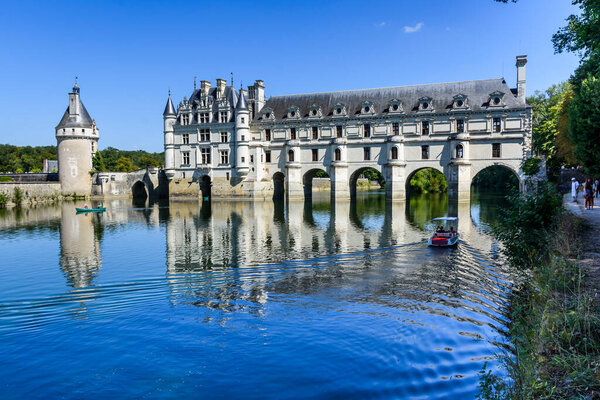 view of the castle and the adjoining gardens