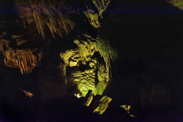 Innenraum Der Felshöhle Details Ohne Blitz Fotografiert — Stockfoto