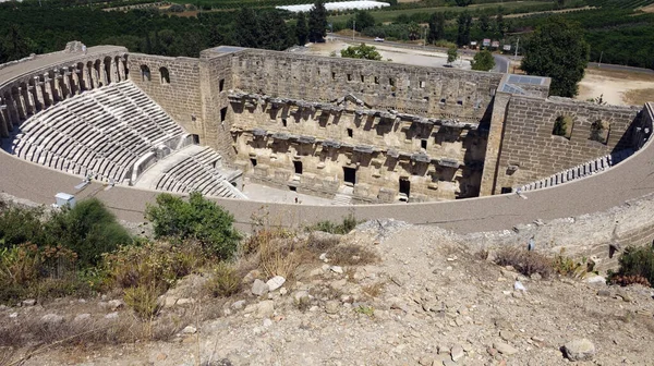 土耳其安塔利亚市Aspendos Antic剧院 — 图库照片