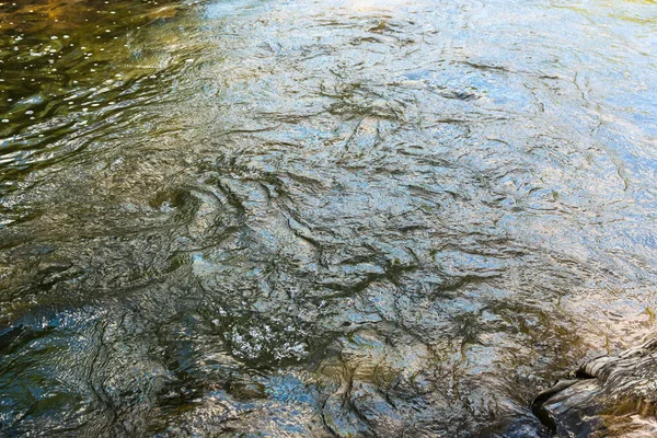 Dokusu Dağ Nehri Yeşil Mavi Gri Dalgalar Sakinlik Sükunet Doğa — Stok fotoğraf