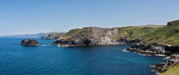 Nationales Vertrauen Glebe Cliff Tintagel Cornwall England — Stockfoto