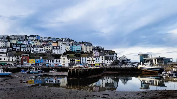 English Village Brixham Devon Reino Unido — Foto de Stock