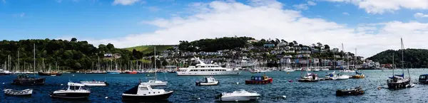 Panorama Kingswear Dartmouth Devon Inglaterra Europa — Foto de Stock