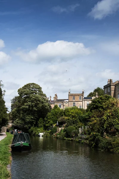 Utsikt Över Kennet Och Avon Canal Bath Somerset England Europa — Stockfoto