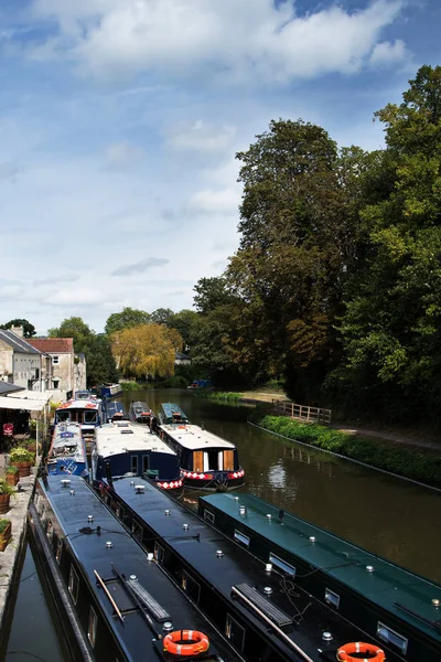 View Kennet Avon Canal Bath Somerset England Europe — Stock Photo, Image
