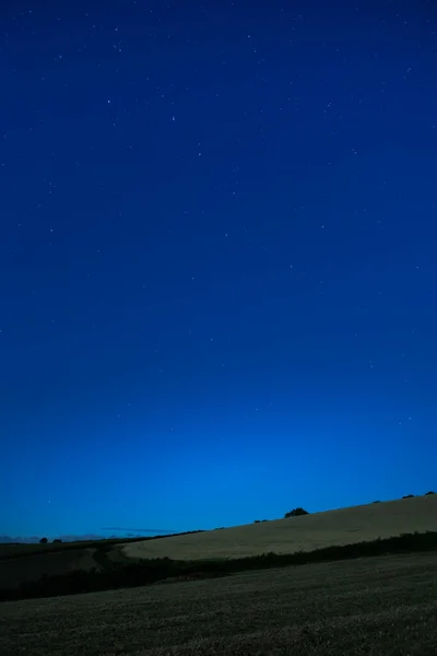 Großer Wagen Nachthimmel Der Labrador Bay Devon England — Stockfoto