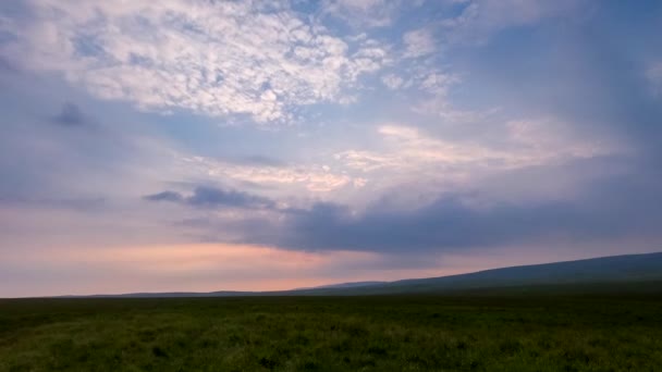 Cores Nascer Sol Time Lapse Brecon Beacons National Park País — Vídeo de Stock