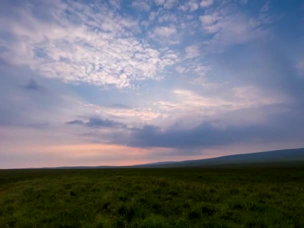 Färgerna Soluppgången Tidsförskjutning Brecon Beacons National Park Wales — Stockvideo