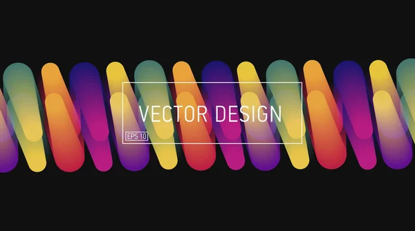 Diseño Vectorial Brillante Fondo Gráfico Abstracto — Vector de stock