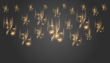 Dinamik yüzde arka plan, imzalar çekimde düşmek ve parlak