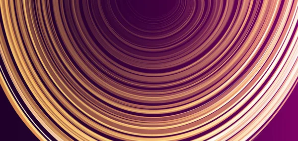Abstrakte hypnotische Hintergrund der zentrierten Halbkreis aus dünnen Linien, Textur Tapete — Stockvektor