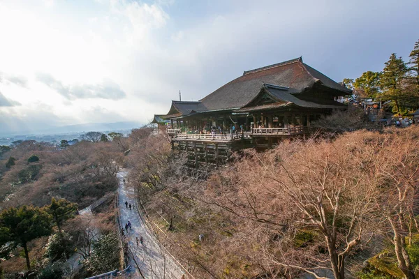 Świątynia Kiyomizu Dera Światło Dzienne — Zdjęcie stockowe