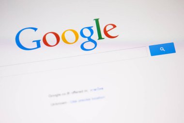 Chiangmai, Tayland-28 Eylül 2014: Google Internet ile ilgili hizmetler ve ürünler konusunda uzmanlaşmış bir Amerikan çokuluslu şirketler olduğunu. Çoğu kendi kar AdWords'ten elde edilen.