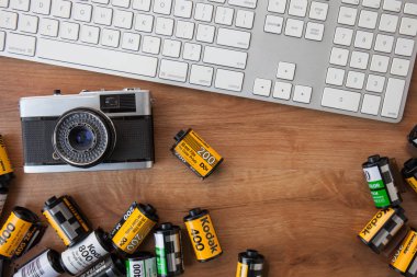 Chiangmai, Tayland Thailand, 9 Şubat: Kodak film fotoğrafçı evde, Chiangmai, Tayland tarihinde 9 Şubat 2015.