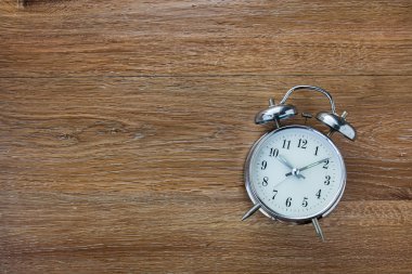 Ahşap masa Retro çalar saat